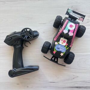 Kids Black and Green Remote Control Mini Buggy Car